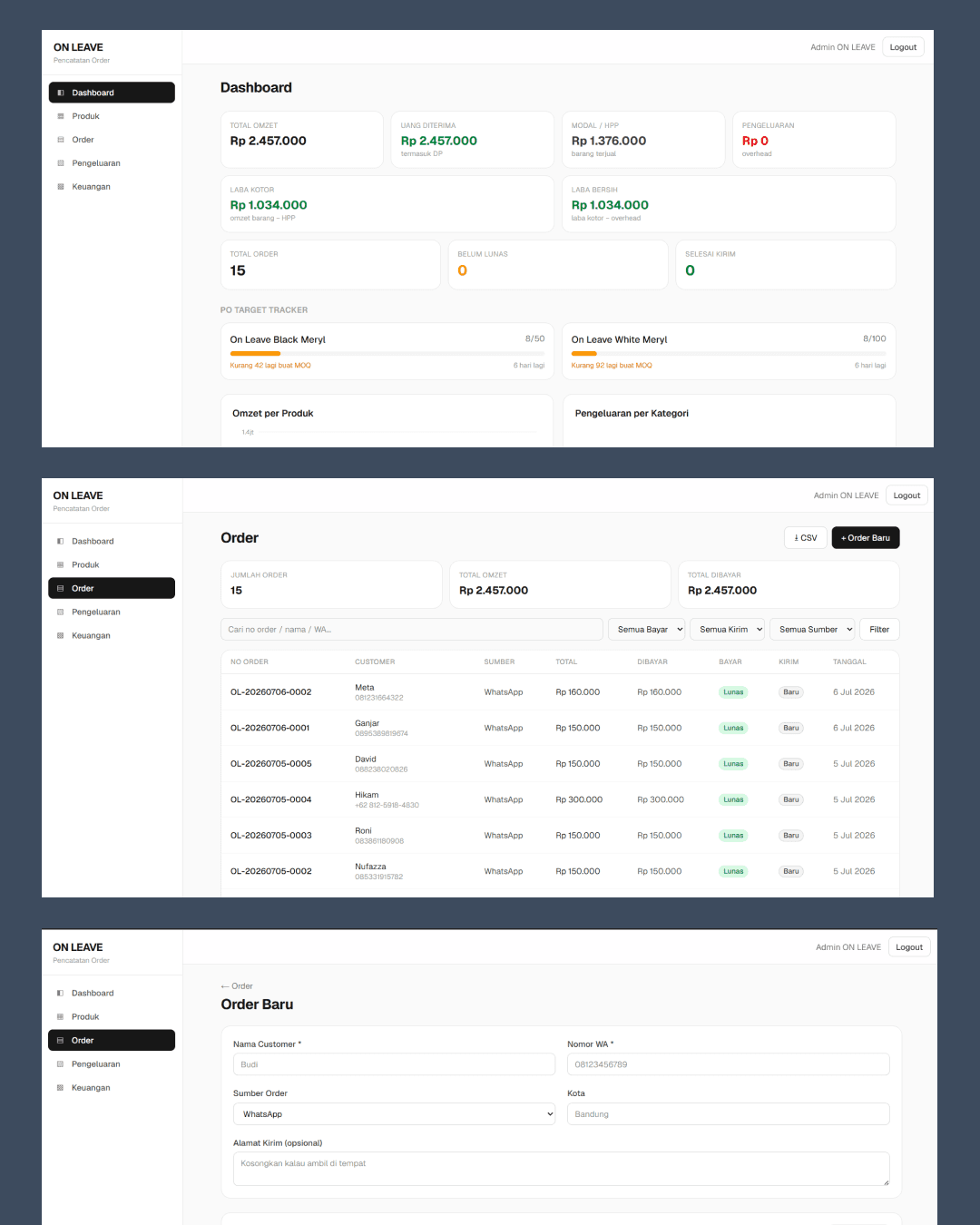 Order Tracker